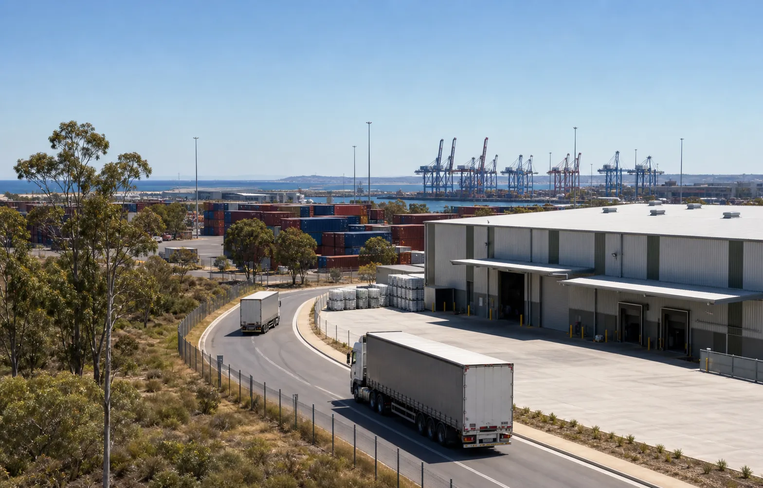 Australian freight and warehouse distribution network