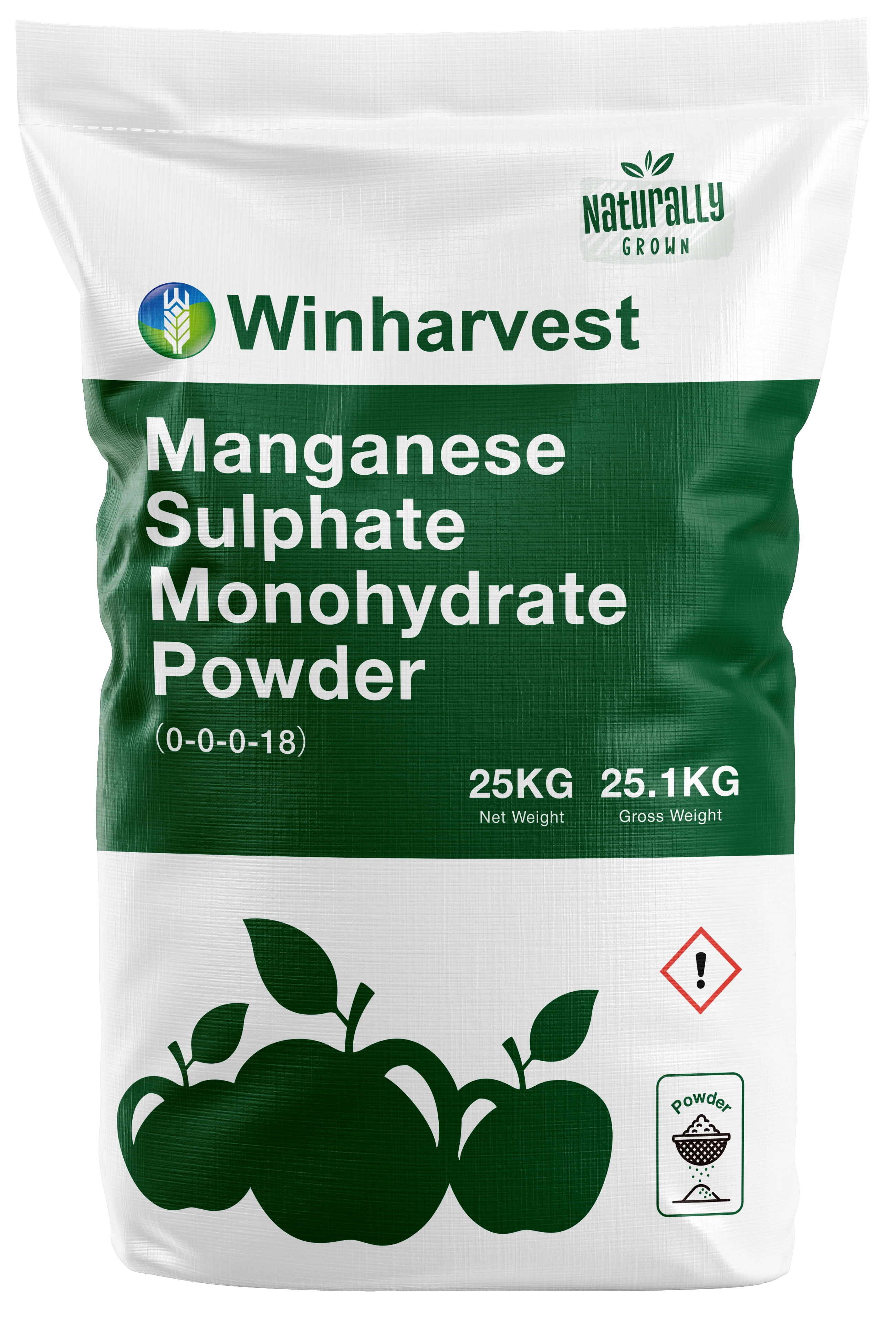 WinHarvest Manganese Sulphate Monohydrate Powder approved product packaging